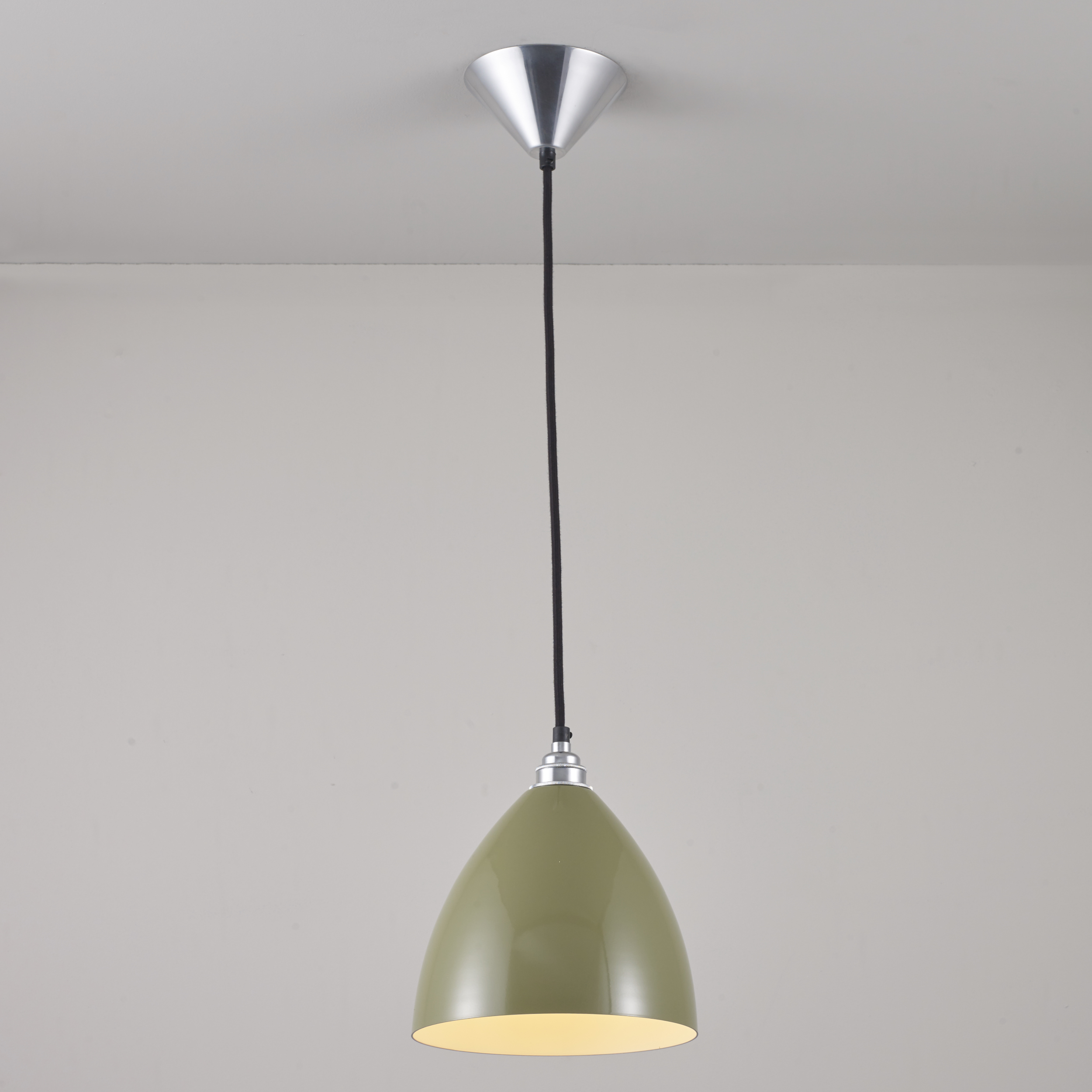 Original BTC Task Pendant Light, Olive Green