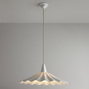 Original BTC Christie Pendant, Sand & Taupe Braided Cable