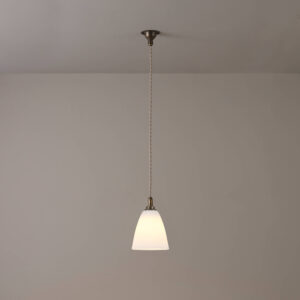Original BTC Antique Brass Medium Dome Pendant, Matt