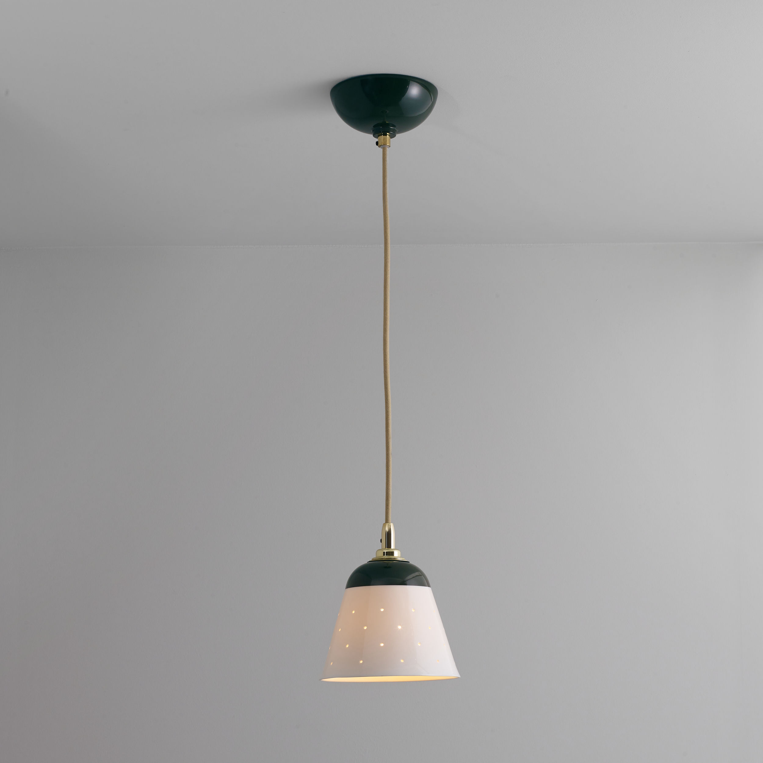 Original BTC Alma Pendant Light, Seaweed