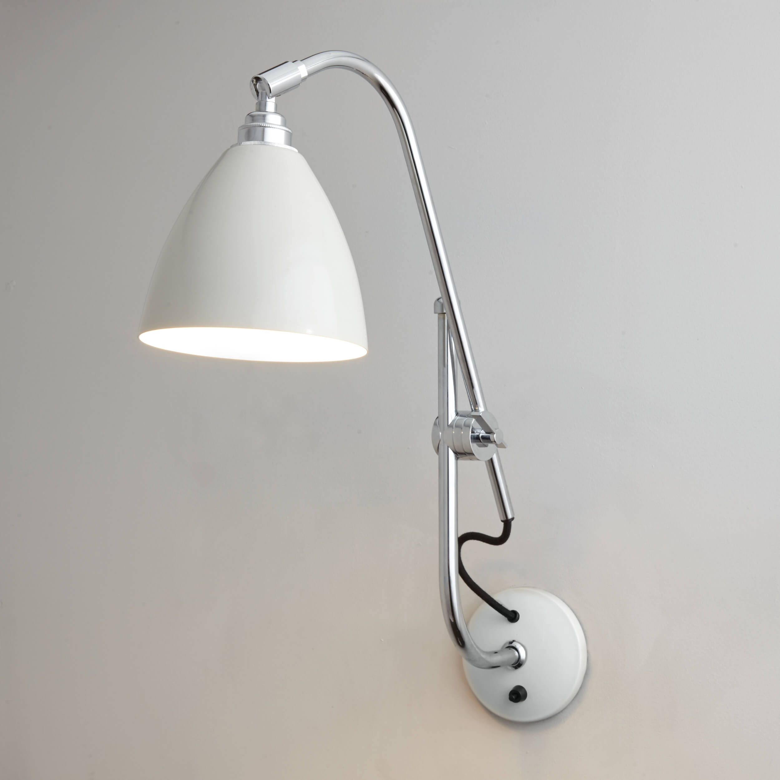 Original BTC Task Wall Light, Putty Grey