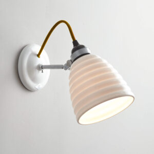 Original BTC Hector Bibendum Wall Light, Natural with Yellow Cable