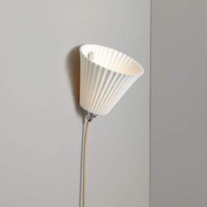 Original BTC Portable Large Pleated Wall Light, Sand and Taupe Braided Cable