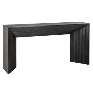 Dark Brass Cladded Console Table