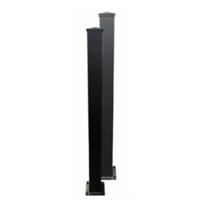 Readymade Gates RMGP10 Aluminium Flanged Gate Post 150 x 150 x 3000mm - Grey