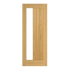 Deanta Ely Prefinished Oak 1L Glazed Door 2040 x 726 x 40mm