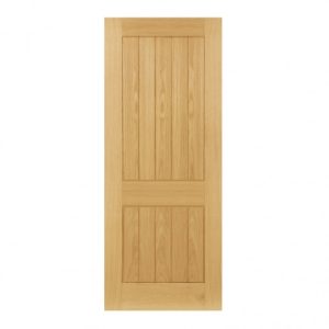 Deanta Ely Prefinished Oak 2 Panel Door 2040 x 826 x 40mm