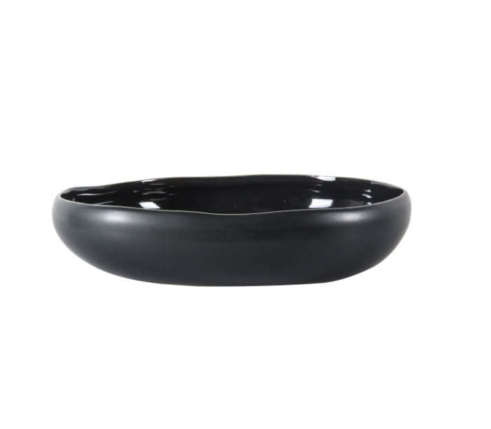 Grey Glazed Decorative Bowl - Funky Chunky Furniture