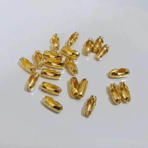 200pcs Lot Stainless steel End Clasp Beads chain connector jewlery findings DIY fittings fit 3mm chain