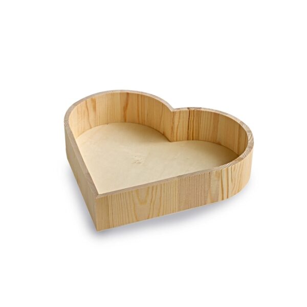 Wooden Heart Tray