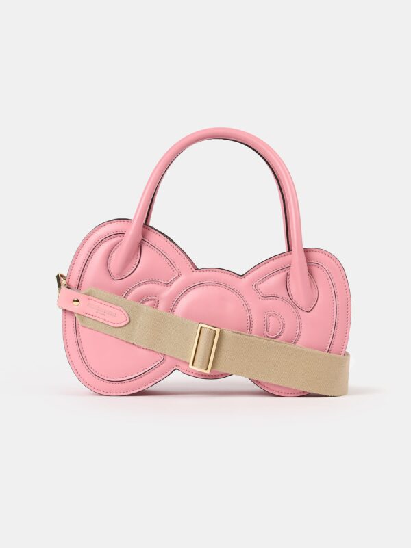 The Webbing Shoulder Strap - Sand & Pink Icing - Image 3