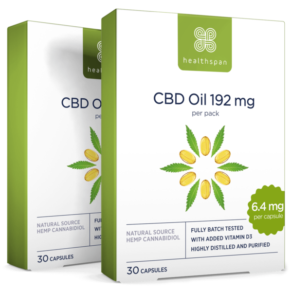 CBD Oil Capsules 384mg