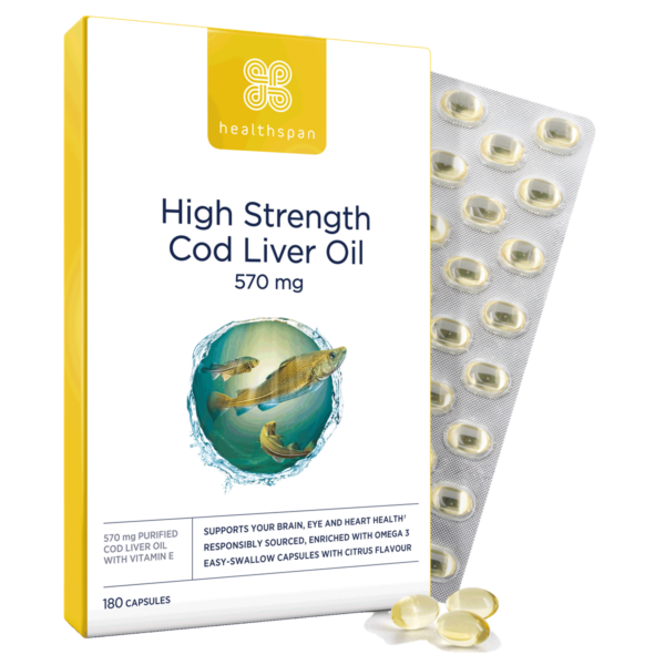 High Strength Cod Liver Oil 570mg