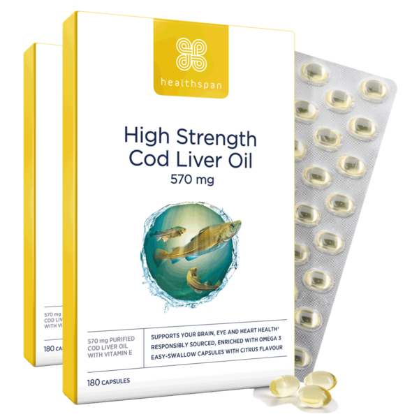 High Strength Cod Liver Oil 570mg