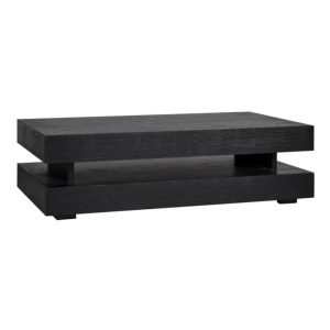 Black Oak Veneer Coffee Table