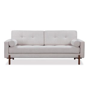 Neutral Textured Fabric Sofa