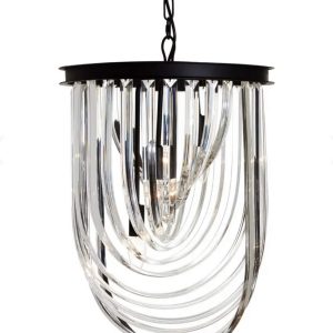 Multi Crystal Long Pendant Light