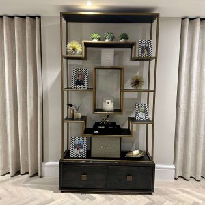 Luxury Brass Detailed Display Unit