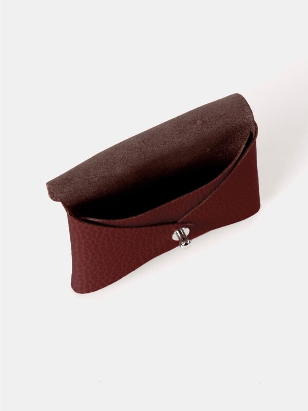 The Mini Purse - Oxblood Celtic Grain - Image 3