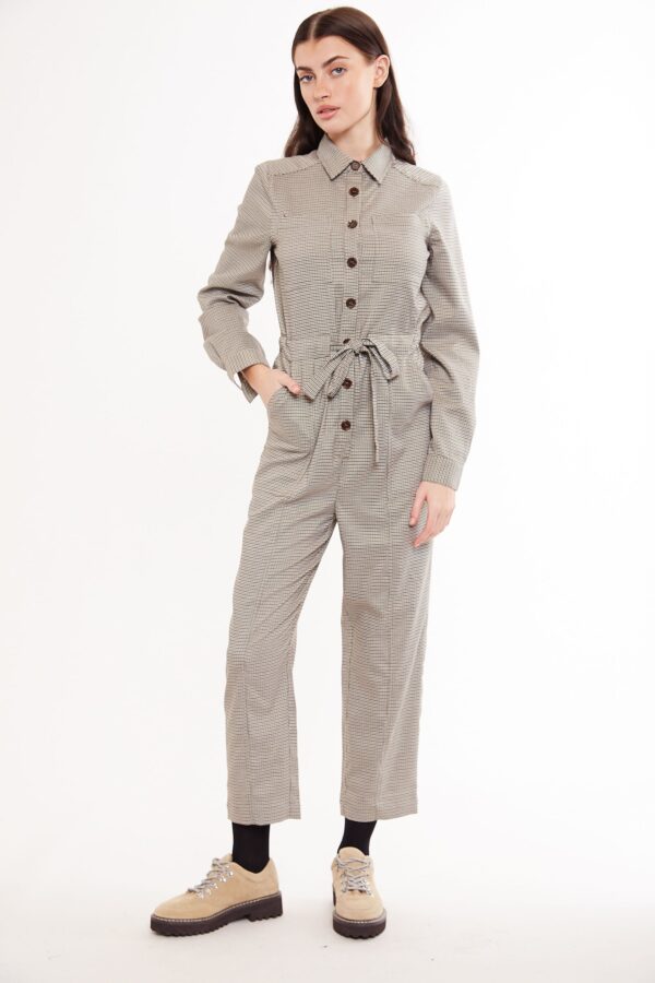 Louche Jamel Gentleman Check Jumpsuit