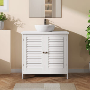 Bathroom Under Sink Cabinet Wooden Storage Cupboard 500x600mm