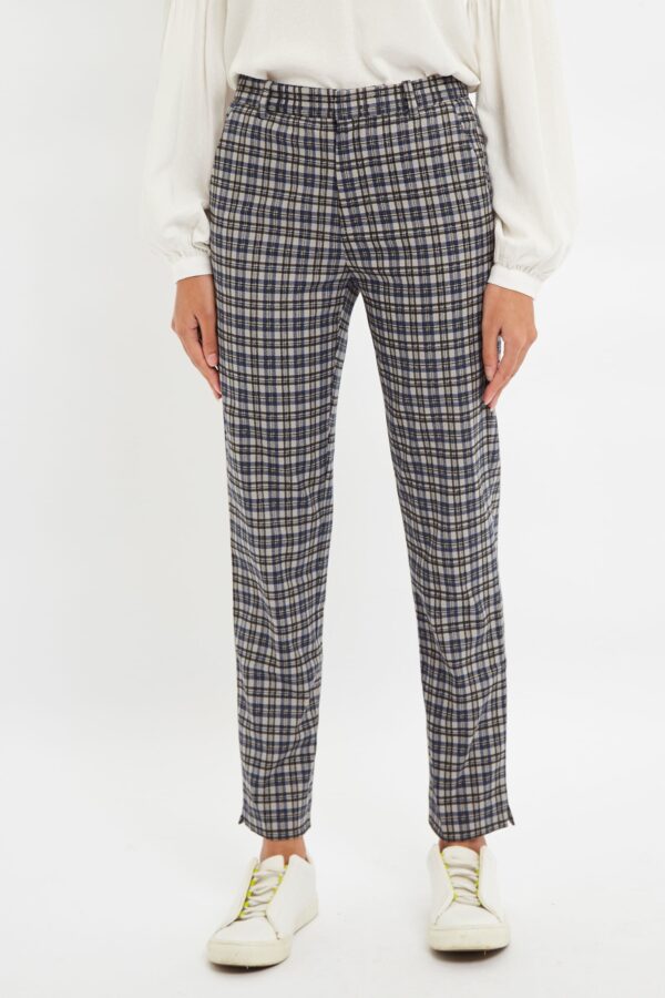 Louche Joele Golf Check Slim Ankle Length Trouser