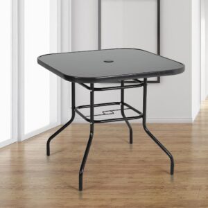 Metal Square Outdoor Dining Table