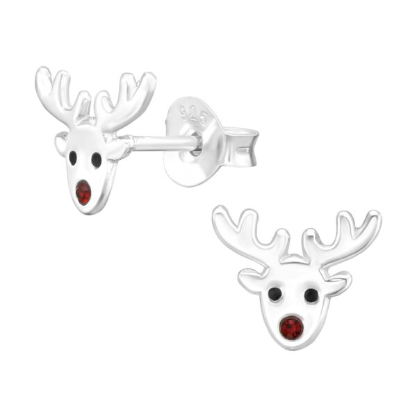 Reindeer Earrings | Metal: Sterling Silver