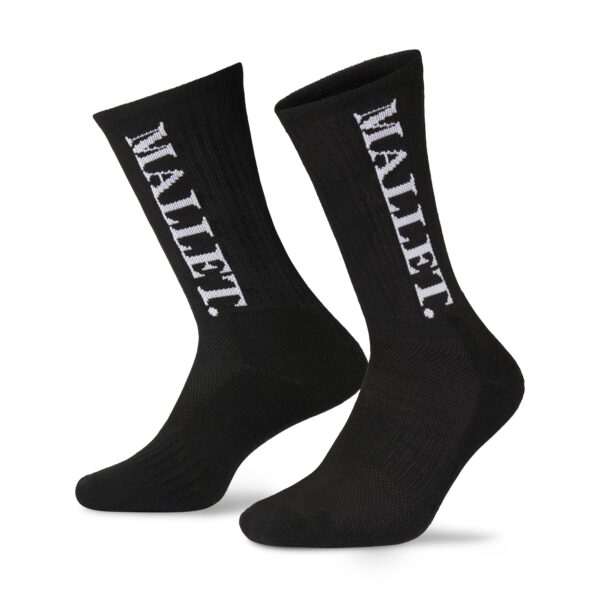 Mallet Socks 3-Pack (2 x Black & 1 x White) - Image 4