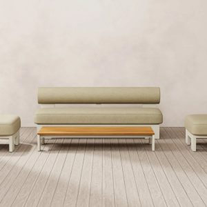 Markey 4 Seater Teak Sofa and Armchair Set