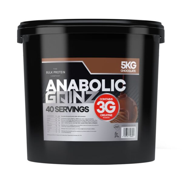 4kg Mass Gainer Protein - Anabolic Gainz - Chocolate - The Bulk Protein Company