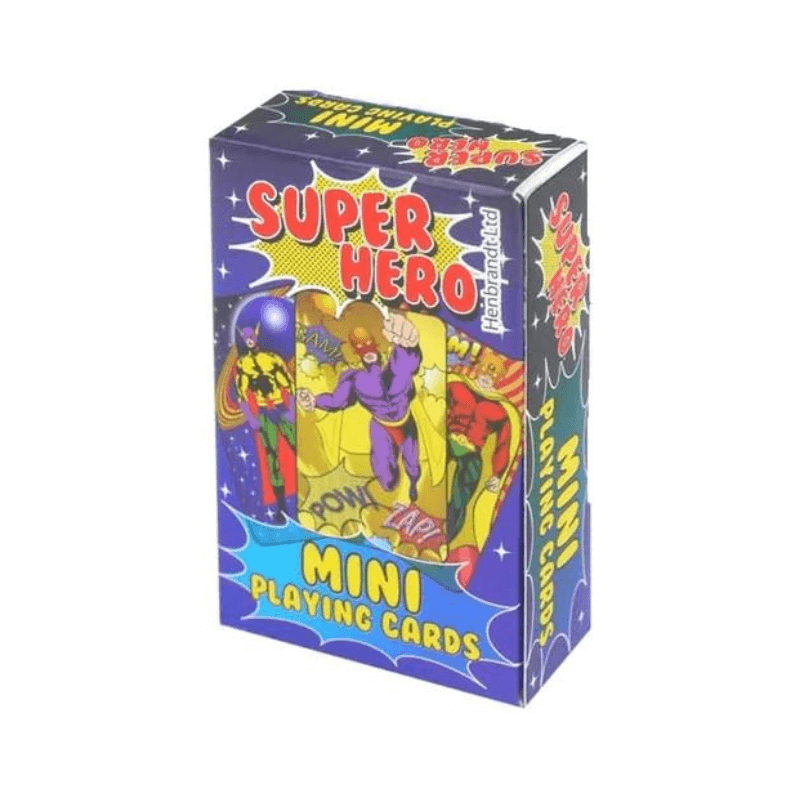 Wholesale Mini Superhero Playing Cards - (CDU of 24)