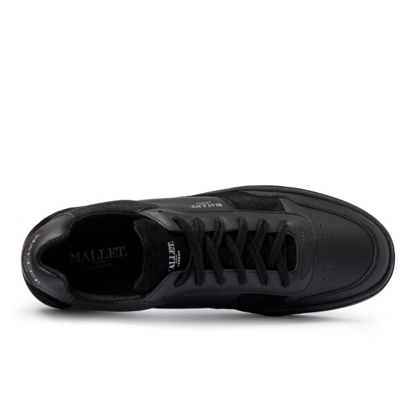 MALLET Bennet Triple Black Trainers - Image 4