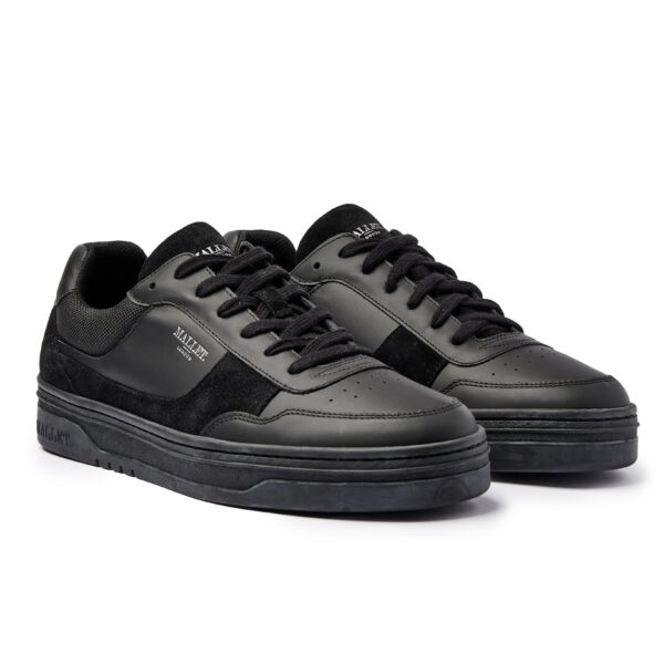 MALLET Bennet Triple Black Trainers - Image 2