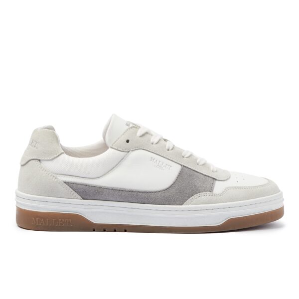 MALLET Bennet Grey Gum Trainers