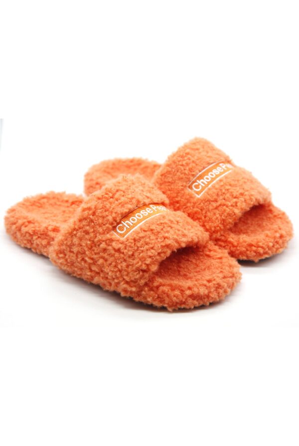 Oxygen Boutique Choose Peace Orange Slippers - EU41 Orange