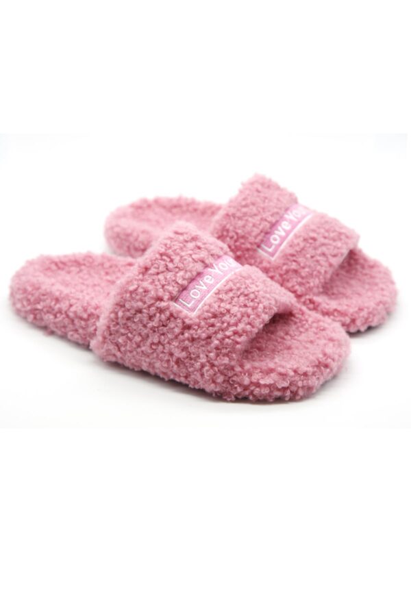 Oxygen Boutique Love Yourself Pink Slippers - EU40 Pink