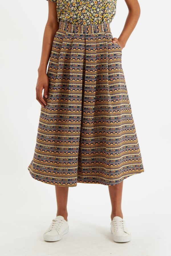 Pasadena Mexico Jacquard Midi Skirt