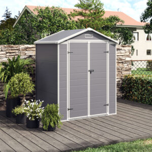 181CM Wide Plastic Garden Storage Shed