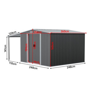 Outdoor Metal Storage Shed