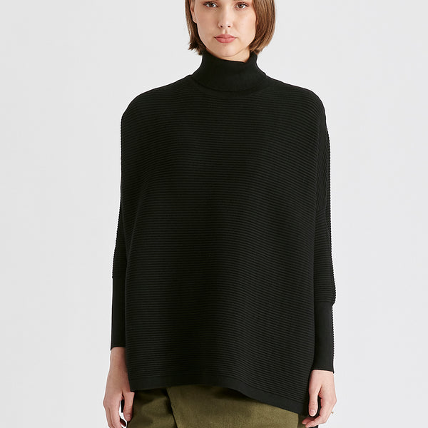 Paisie turtleneck ribbed jumper