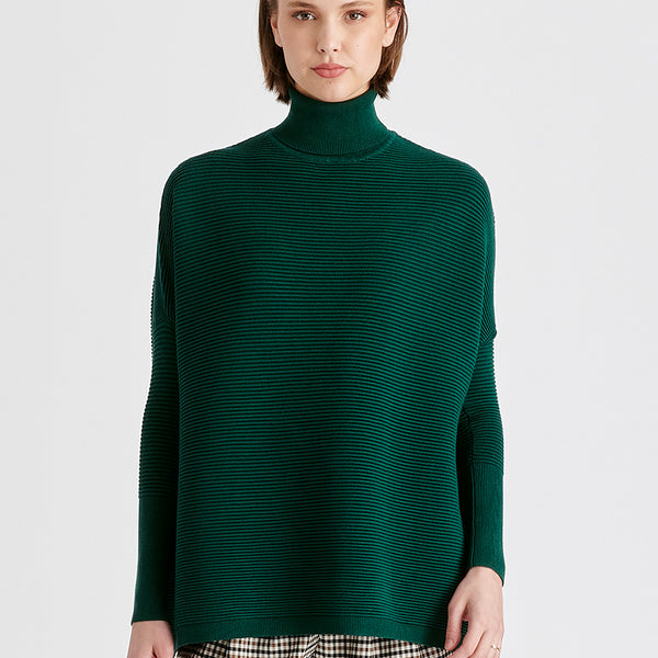 Paisie turtleneck ribbed jumper