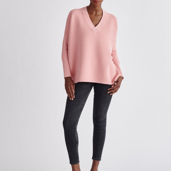 Paisie v-neck ribbed jumper