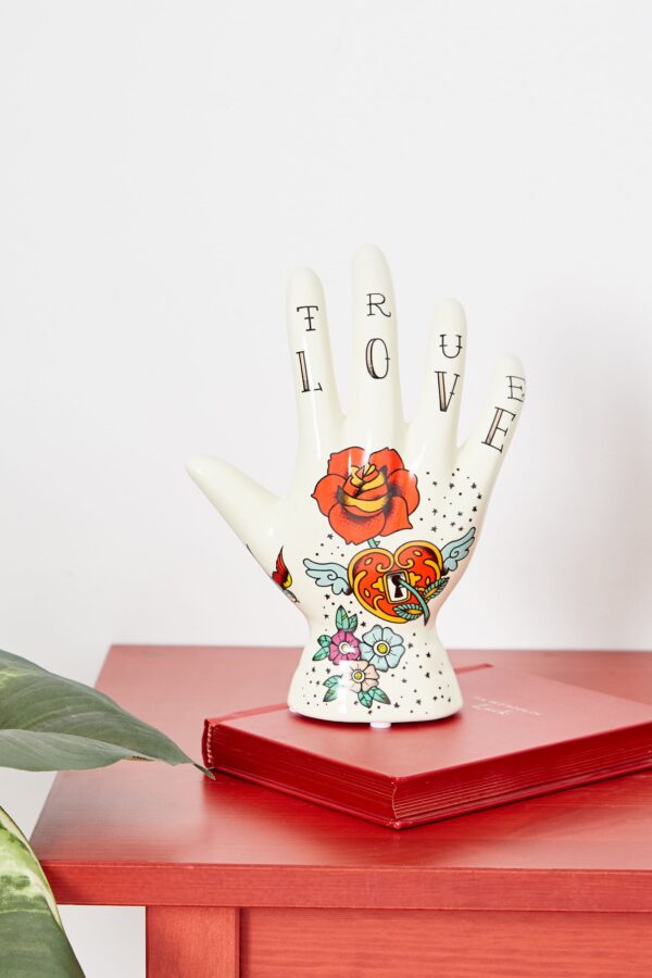 Rose Phrenology Hand