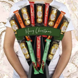 Mafett Ferrero Rocher & Lindt Lindor Chocolate Bouquet Gift for Christmas