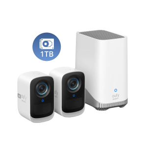 eufyCam S300 (eufyCam 3C)+ 1 TB Hard Drive White