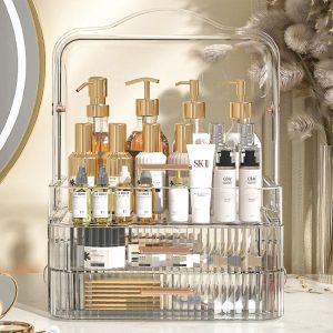 Portable Dustproof Cosmetic Lipstick Skincare Storage Organizer