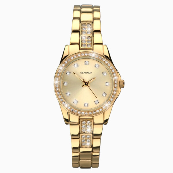 Sekonda Sekonda Day To Night Ladies Watch | Gold Case & Alloy Bracelet with Champagne Dial | 2020