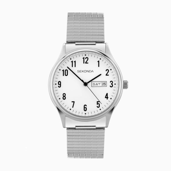 Sekonda Sekonda Easy Reader Ladies Watch | Silver Alloy Case & Stainless Steel Bracelet with White Dial | 30122