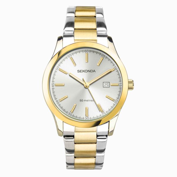 Sekonda Sekonda Taylor Ladies Watch | Two Tone Case & Stainless Steel Bracelet with Silver Dial | 40473